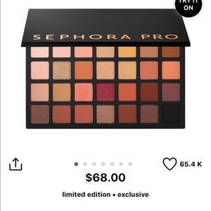 Sephora Pro warm palette